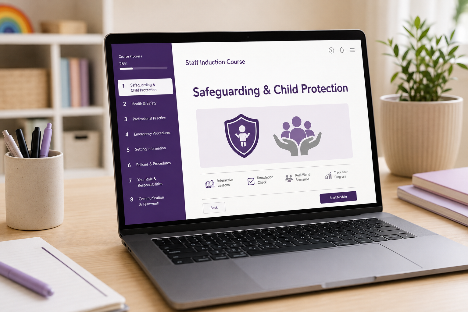 Staff Induction Course for Childcare Settings (Course + Workbook)