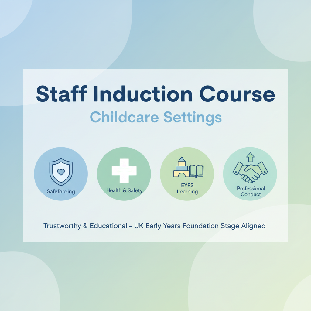 Staff Induction Course for Childcare Settings cover image